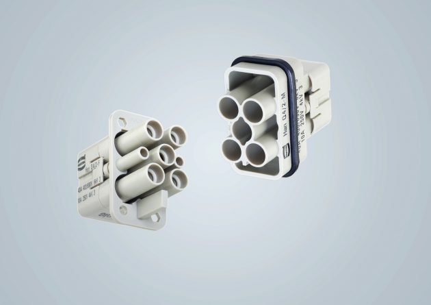  Kabelset mit Han 24 E Steckverbindern, eine der UL508-konformen Lösungen von 
Harting für die Übertragung von Leistung und Signalen. (Bild: Harting Electric GmbH & Co. KG)