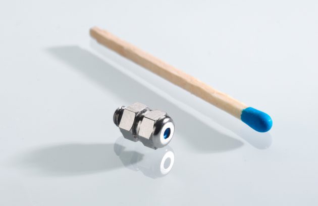 Um die Variante M4 für kleine Kabel ergänzt wurde das  UNI Dicht-Baukastensystem für Kabelverschraubungen. (Bild: Pflitsch GmbH & Co. KG)