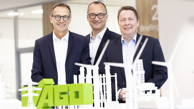 Geschäftsleitung von Wago, v.l.: Jürgen Schäfer (CSO), Christian Sallach (CDO & CMO) und Sven Hohorst (CEO) (Bild: Wago Kontakttechnik GmbH & Co. KG)
