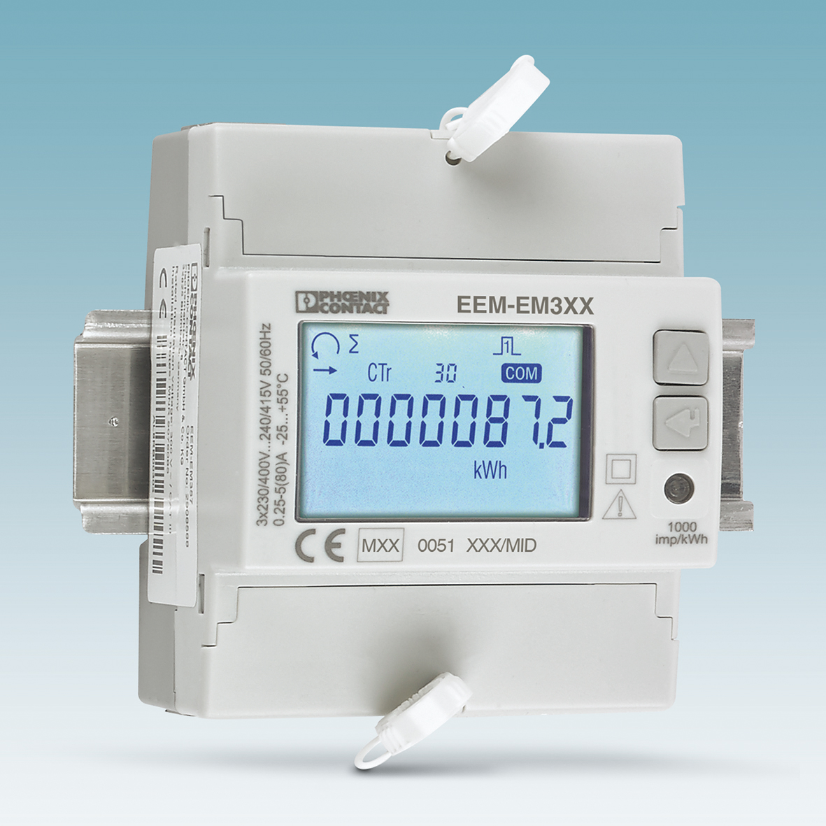 Die MID-Energiezähler erfassen die wichtigsten Parameter. (Bild: Phoenix Contact GmbH & Co. KG)