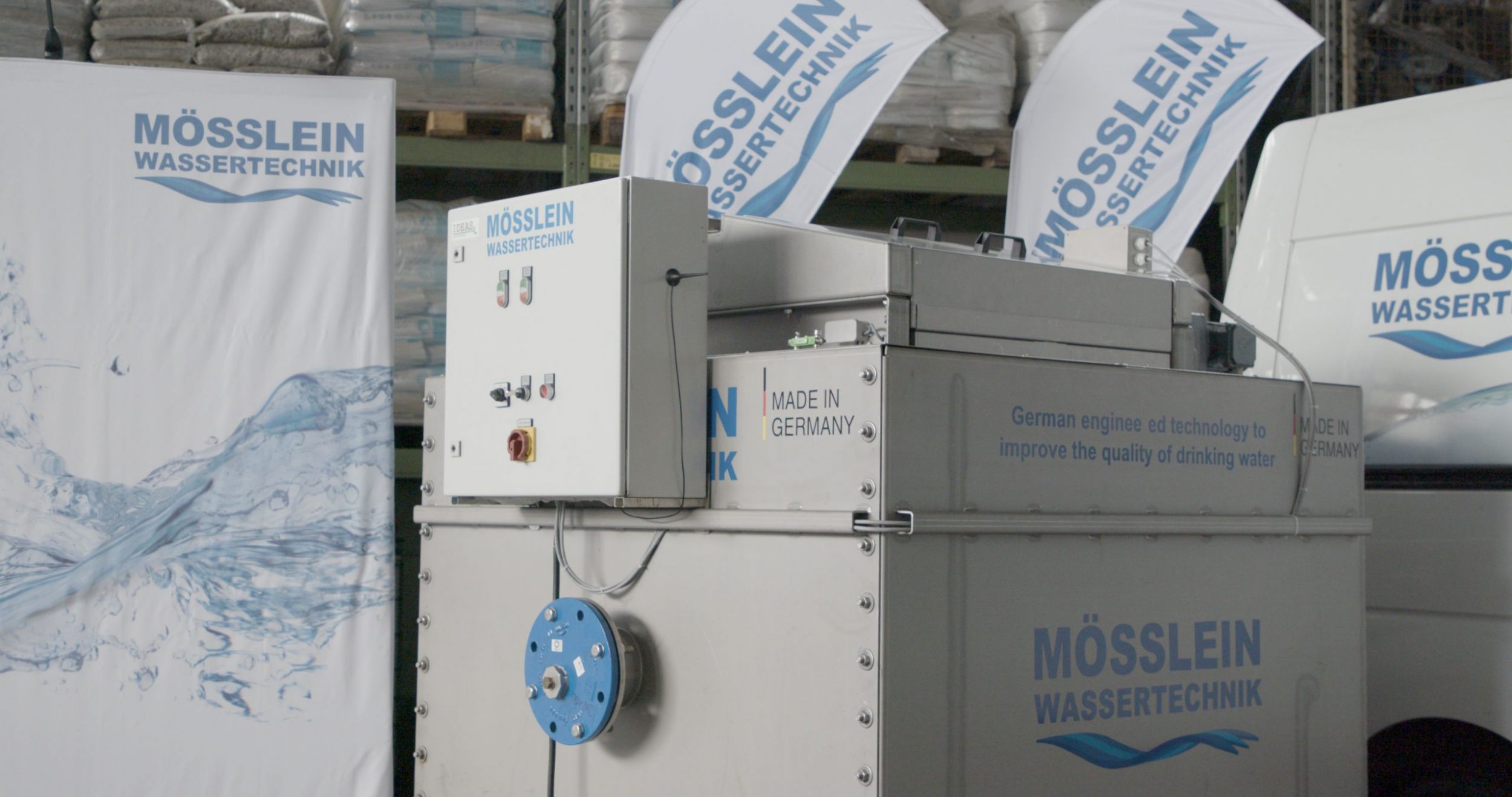 Die Firma Mösslein Wassertechnik hat eine Anlage für die Filtration von Wasser entwickelt. (Bild: Wago Kontakttechnik GmbH & Co. KG)